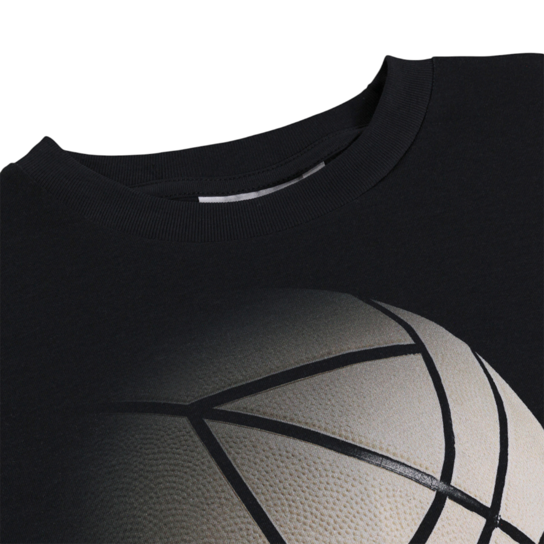 Boys Basket Hoop Organic Cotton T-Shirt