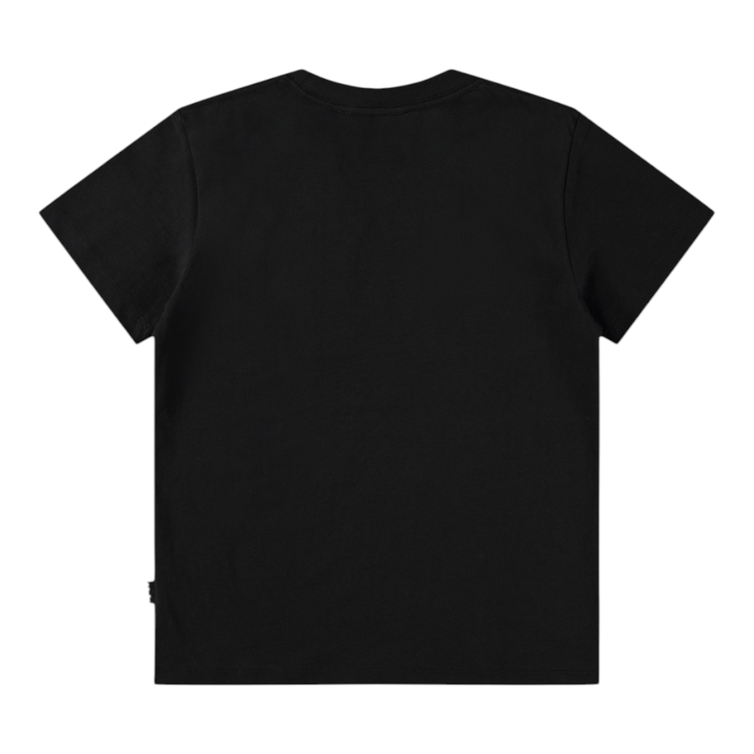 Boys Black Organic Cotton T-Shirt &amp; Shorts Set