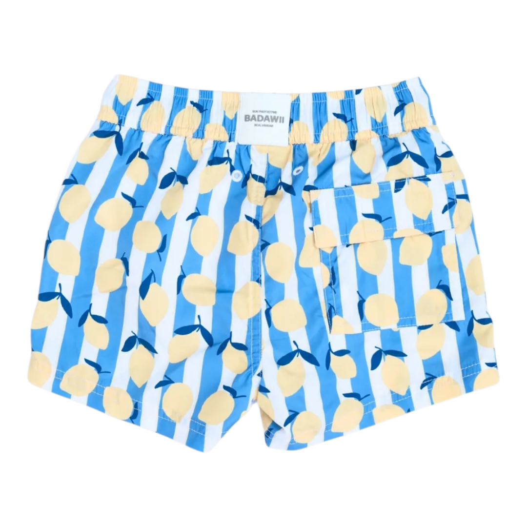 Boys Swim Shorts – Limoncello Stripes