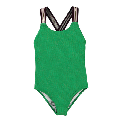 Girls Green Bee Swimsuit
