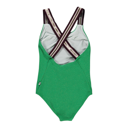 Girls Green Bee Swimsuit