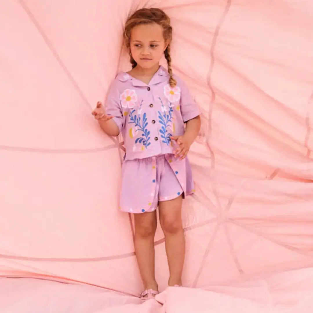 Alova Shirt &amp; Asya Shorts Set for Girls LOUISE MISHA