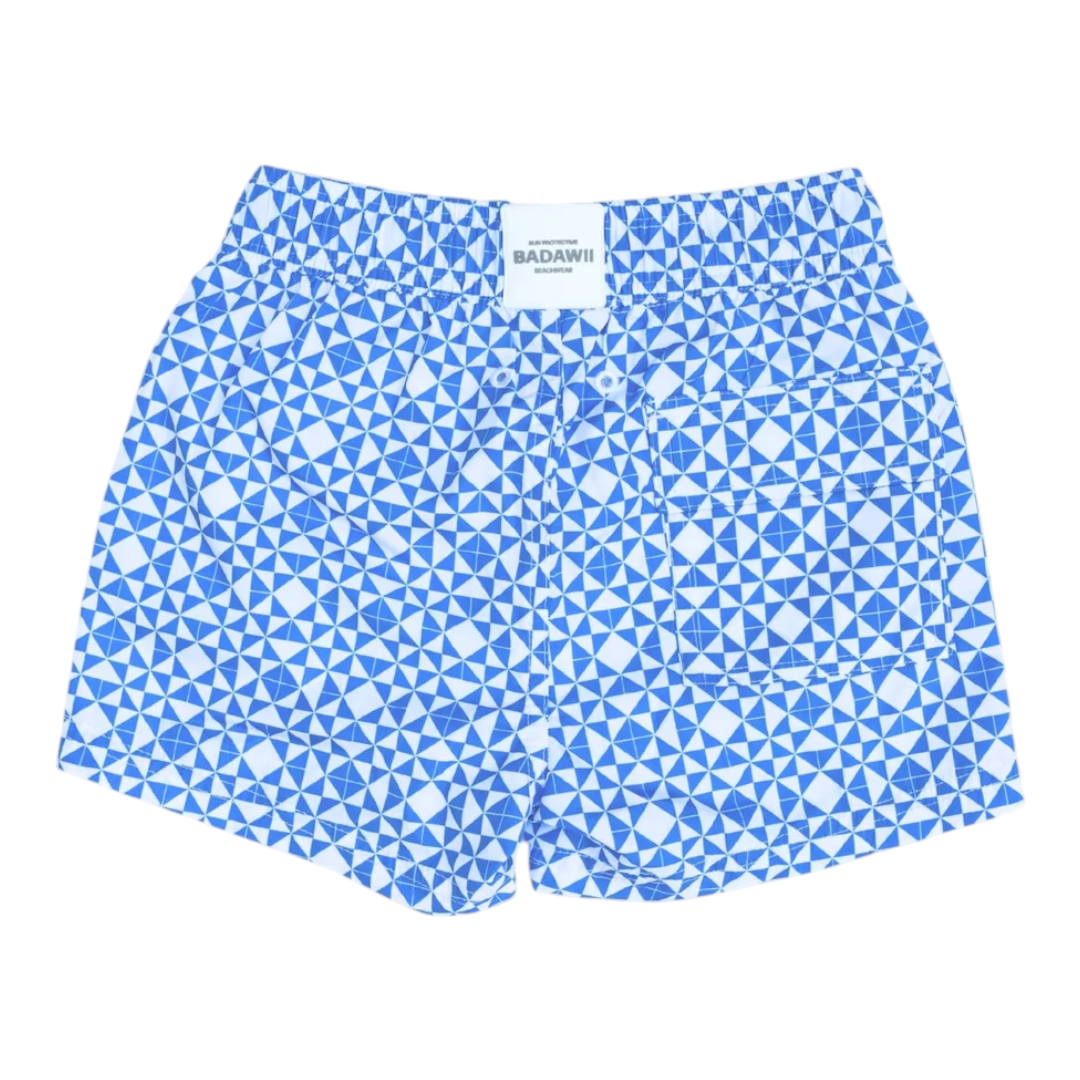 Boys Swim Shorts – Mediterranean Tiles