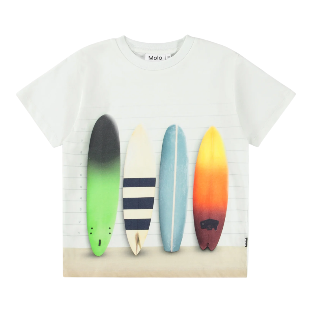 Boys Board Line-up Organic Cotton T-Shirt