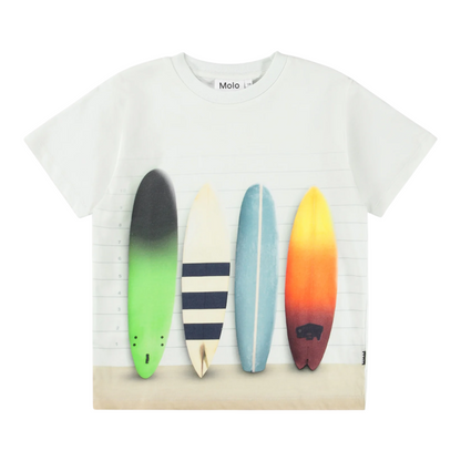 Boys Board Line-up Organic Cotton T-Shirt