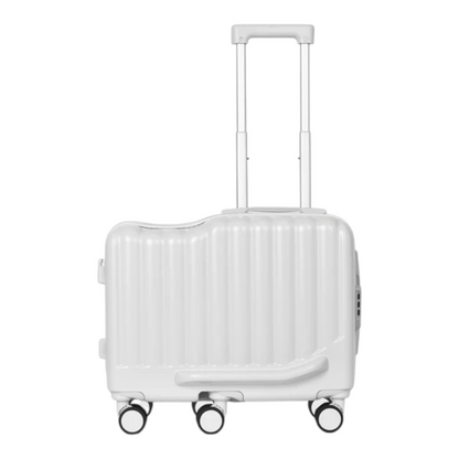 Fourone Kids 17&quot; Underseat Cabin Luggage - White