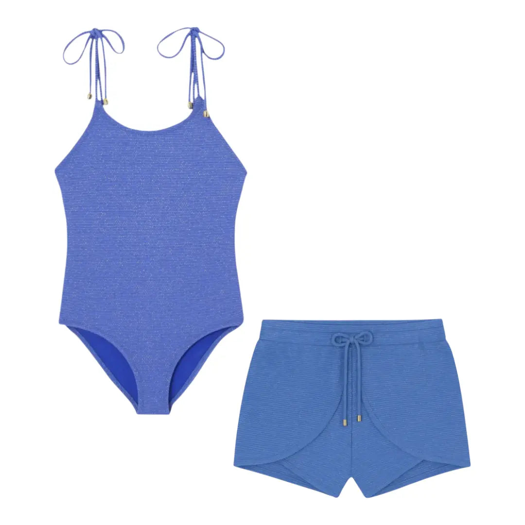 Porcelain Bahamas Swimsuit &amp; Shorts Lison Paris