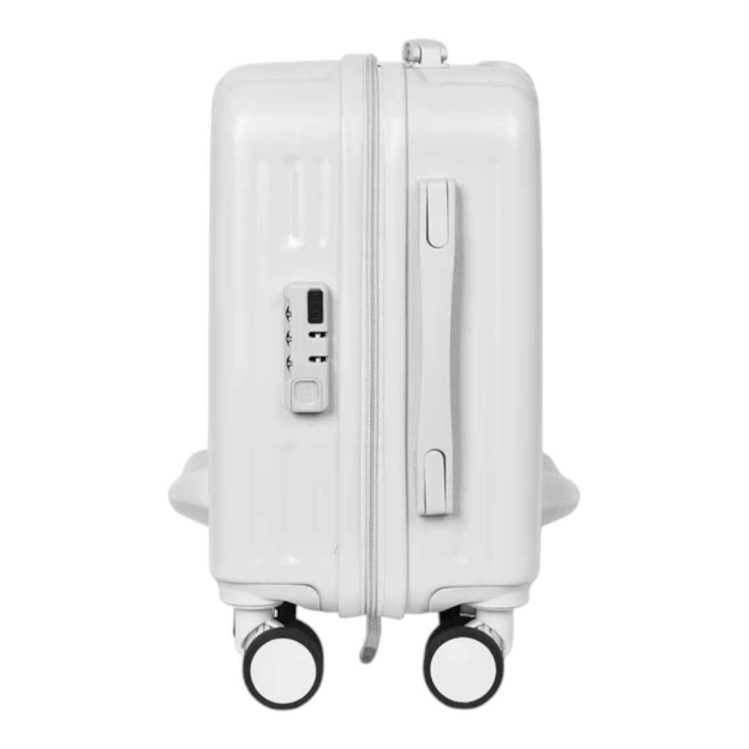 Fourone Kids 17&quot; Underseat Cabin Luggage - White