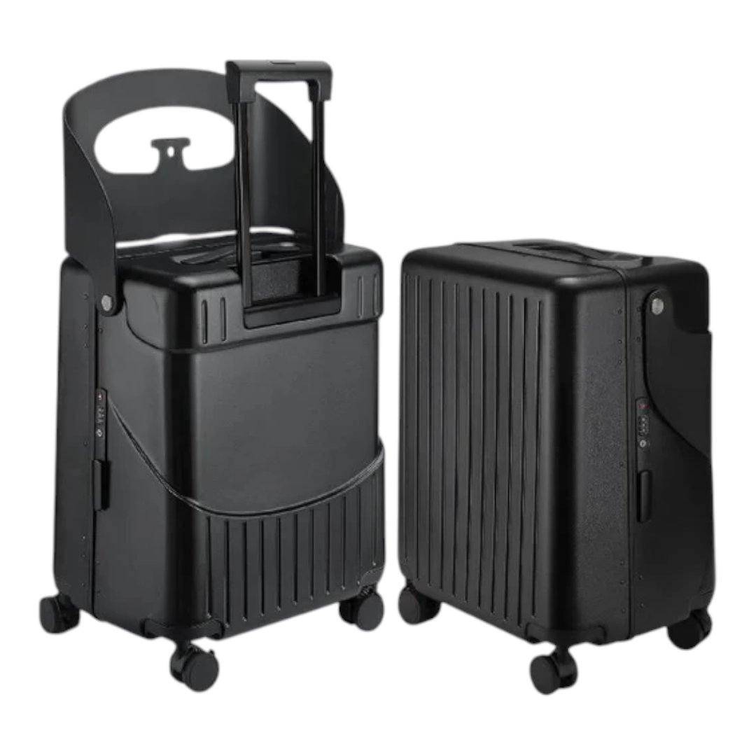 KarryOn 20&quot; Ride-On Luggage with Kids Seat - Black