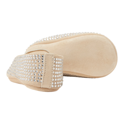 Babywalker Beige Swarovski Crystals Baby Ballerina