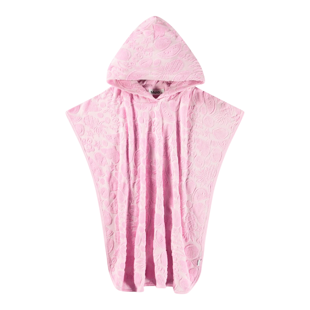 Girls Fruity Towel Beach Cover-Up Poncho