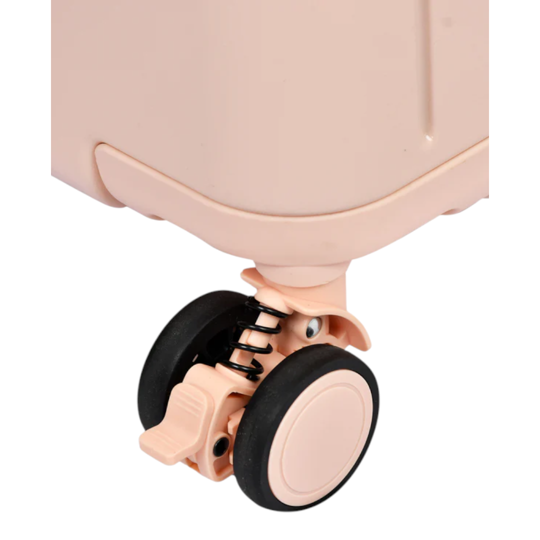 KarryOn 20&quot; Ride-On Luggage with Kids Seat - Pink