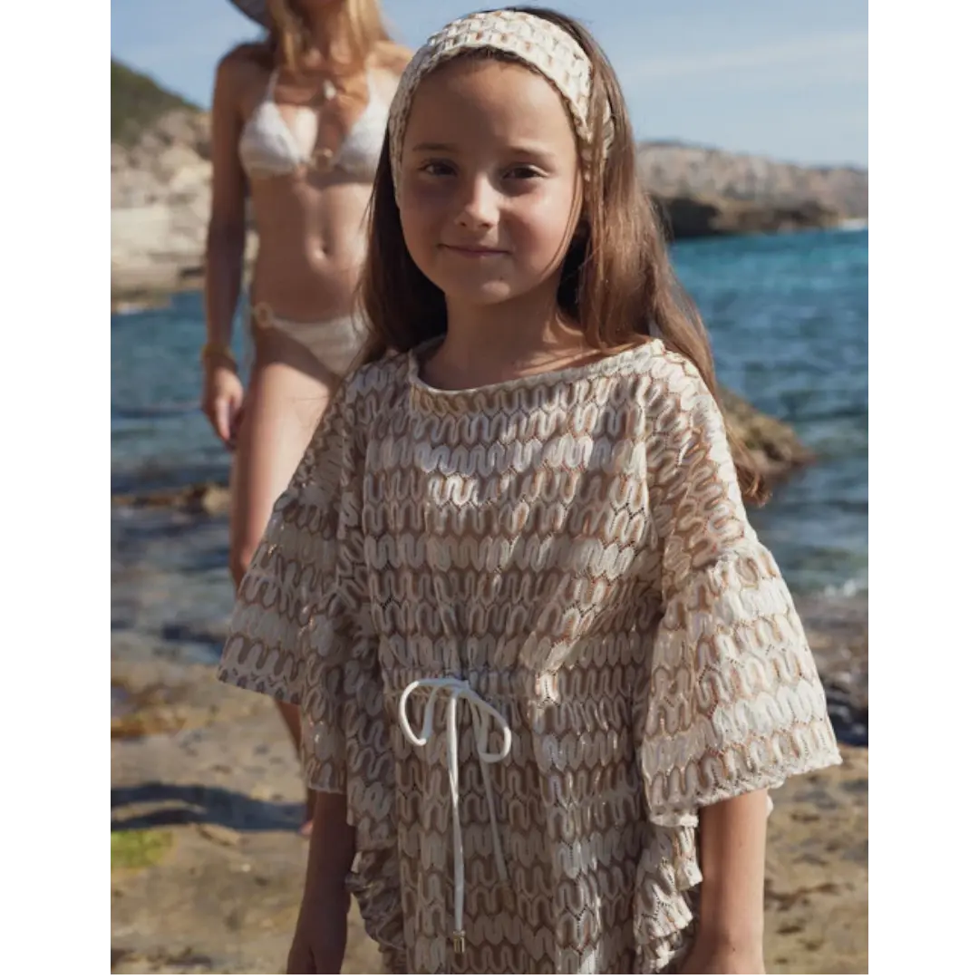 Off White Waves Caftan Lison Paris