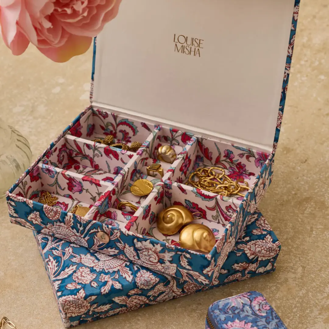 Soumaya Blue Mountain Avens Jewelry Box LOUISE MISHA