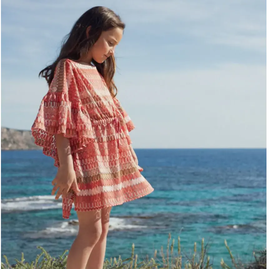 Rose Waves Caftan Lison Paris