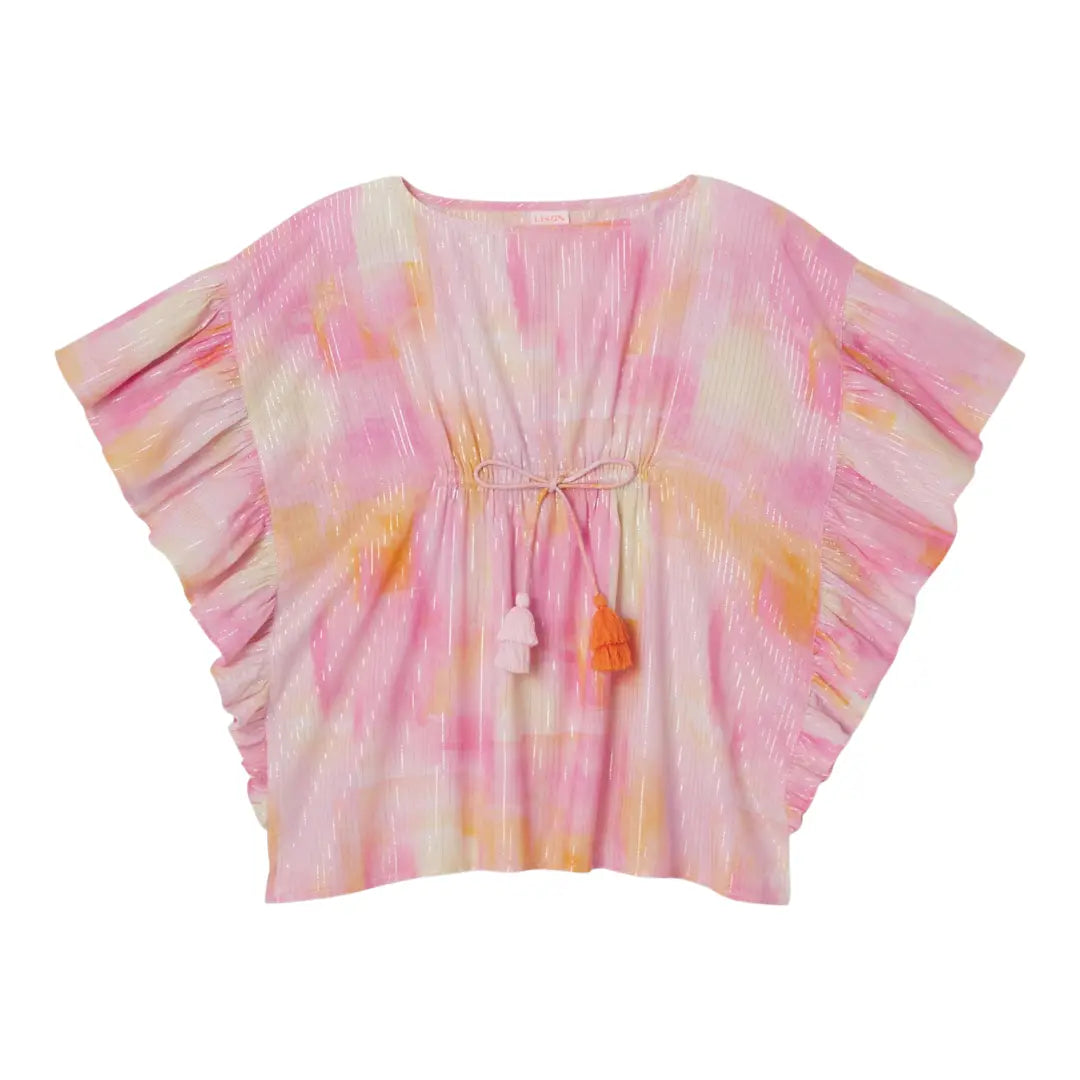 Rose Multicolor Caftan Lison Paris