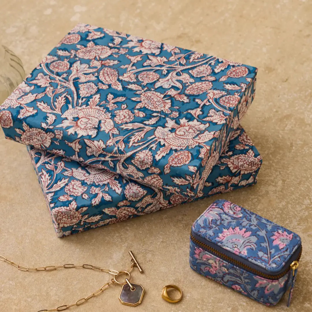 Soumaya Blue Mountain Avens Jewelry Box LOUISE MISHA