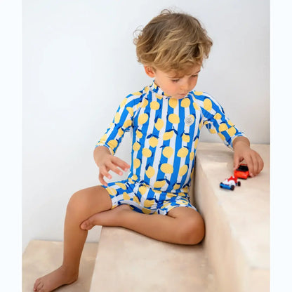 Baby UV Protection Swimsuit – Limoncello Stripes BADAWII SWIMWEAR