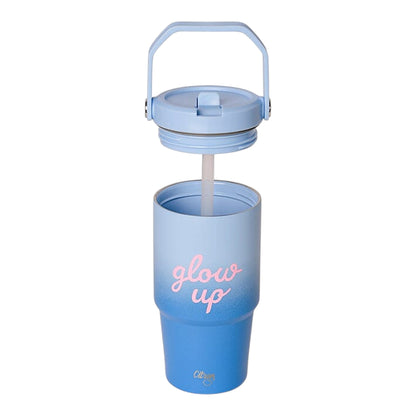 Insulated Tumbler - 600ml - Blue Glow Up