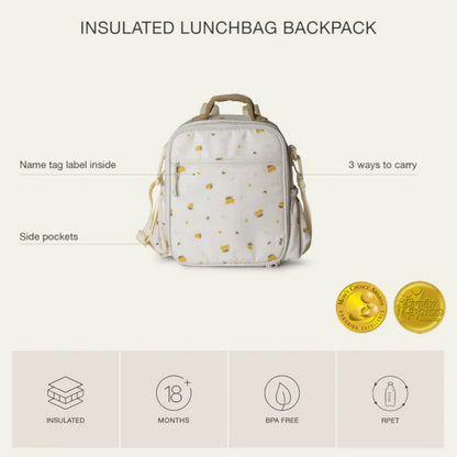 Thermal Classic Lunch Bag Backpack - Vehicles
