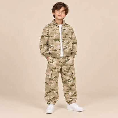 Lancaster Jacket - 10Y boy lookbook pose 1