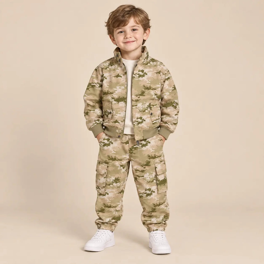 Lancaster Cargo - 4Y boy lookbook pose 1