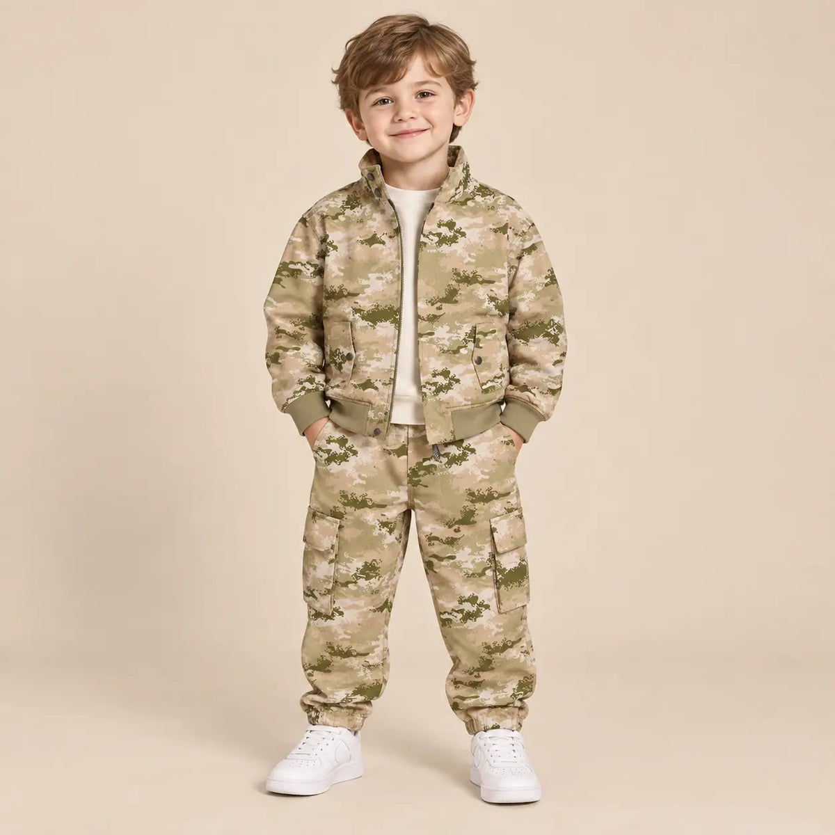 Lancaster Cargo - 4Y boy lookbook pose 1