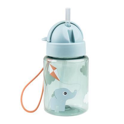 Lunch &amp; Snack Box with Straw Bottle Blue