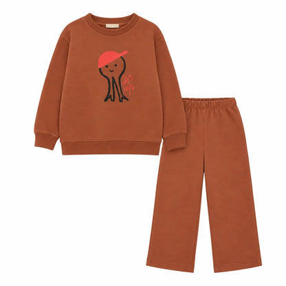 Lep Iep sweatshirt &amp; Pants - Brown product image