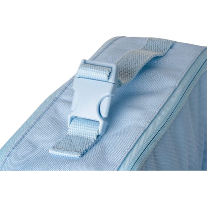 Lil Bunnies - The Collective blue insulated square lunch bag featuring a durable plastic buckle strap closure
