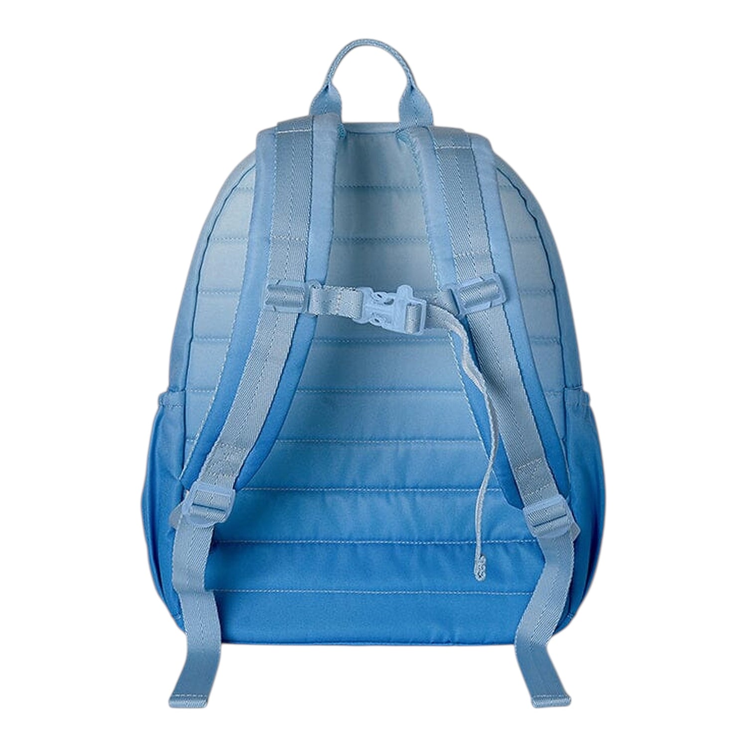 Lil Bunnies - The Collective Grand Backpack in blue ombre with padded shoulder straps and a chest buckle