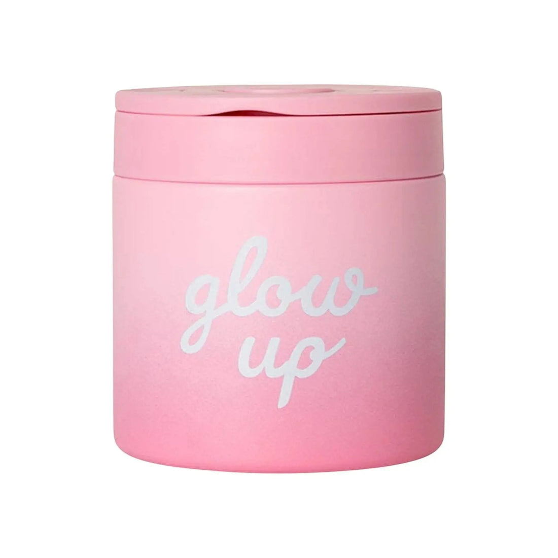 Lil Bunnies - The Collective 350ml insulated stainless steel food jar in a pink ombre glow up design