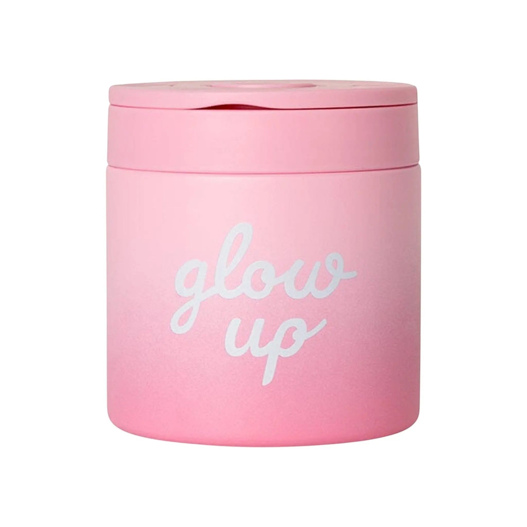 Lil Bunnies - The Collective 350ml insulated stainless steel food jar in a pink ombre glow up design