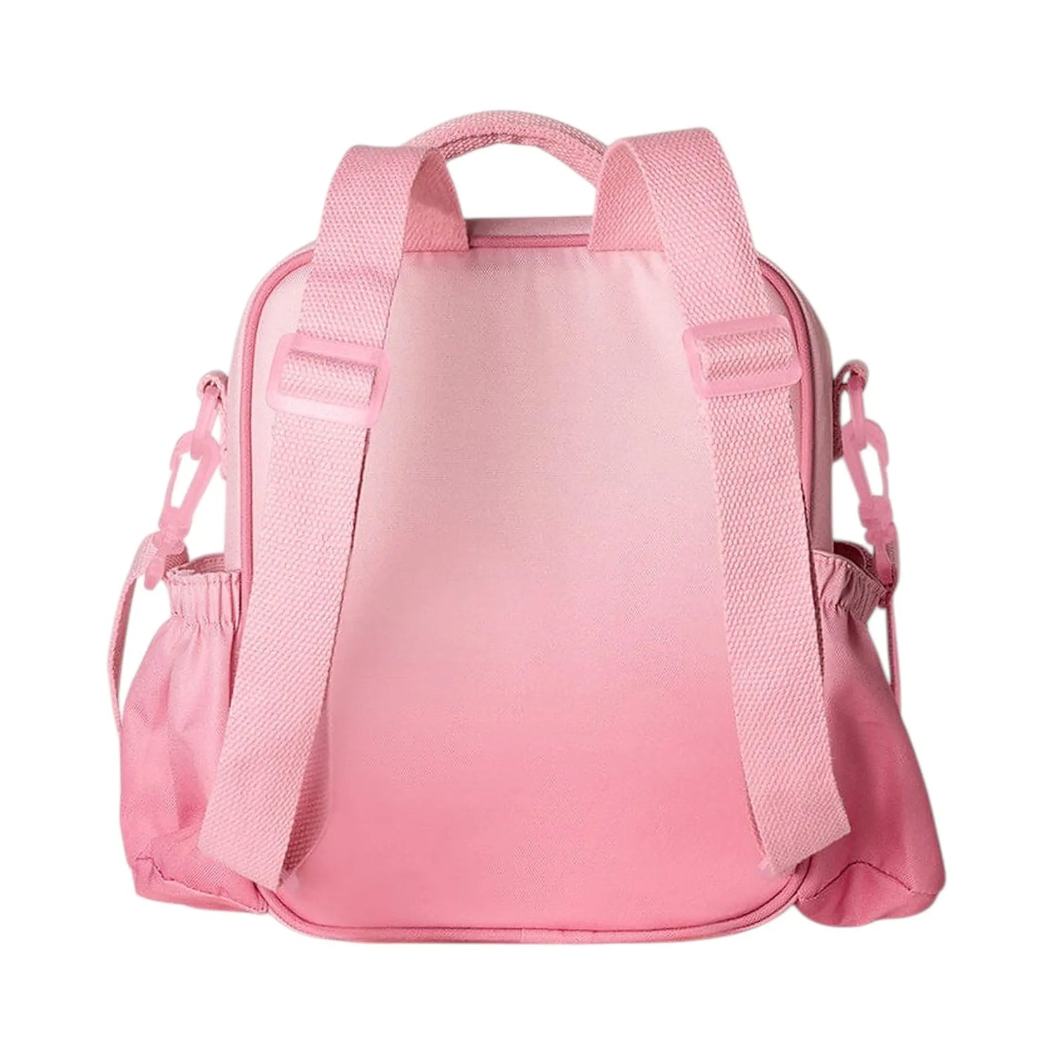 Lil Bunnies - The Collective pink insulated lunchbag backpack with adjustable shoulder straps and side pockets