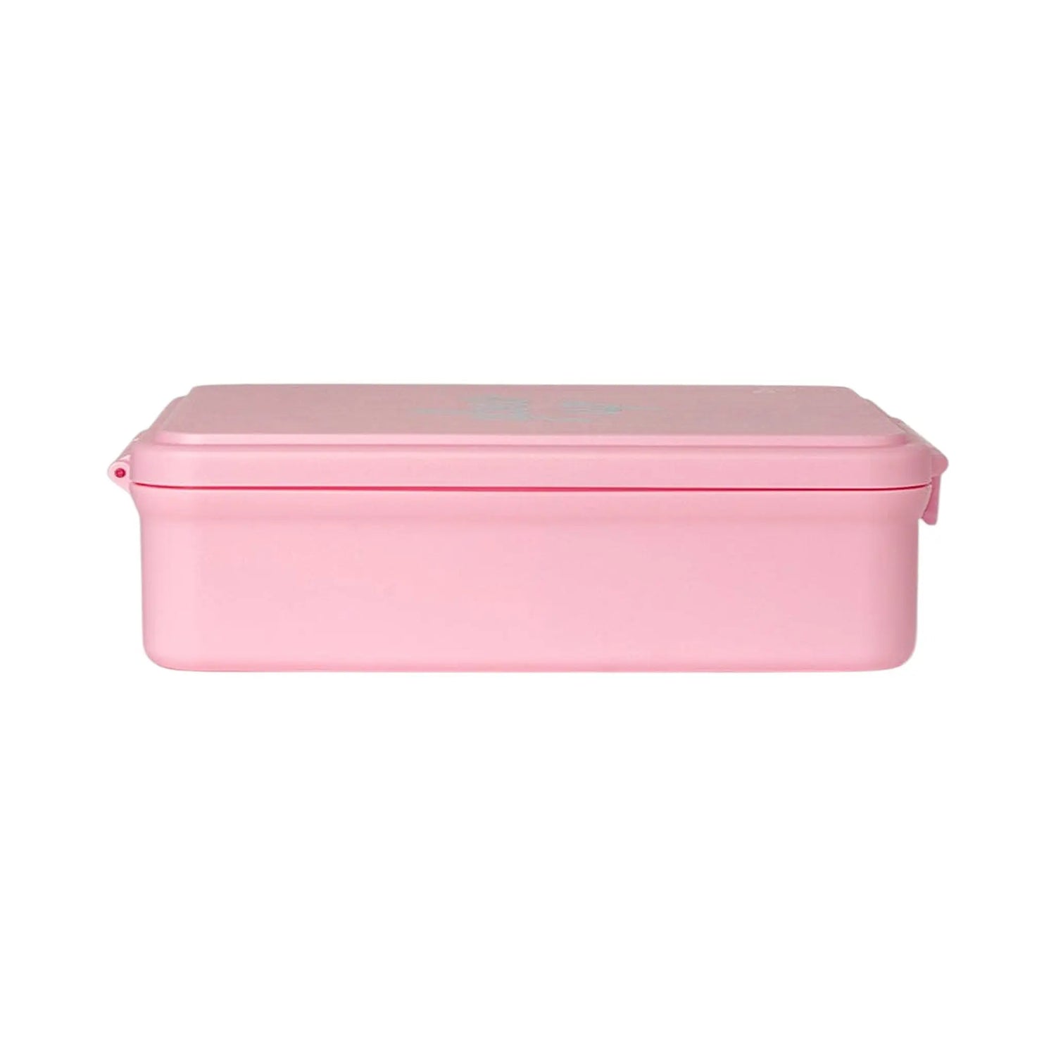 Lil Bunnies - The Collective pink rectangular lunchbox with a secure lid, perfect for school or work meals.