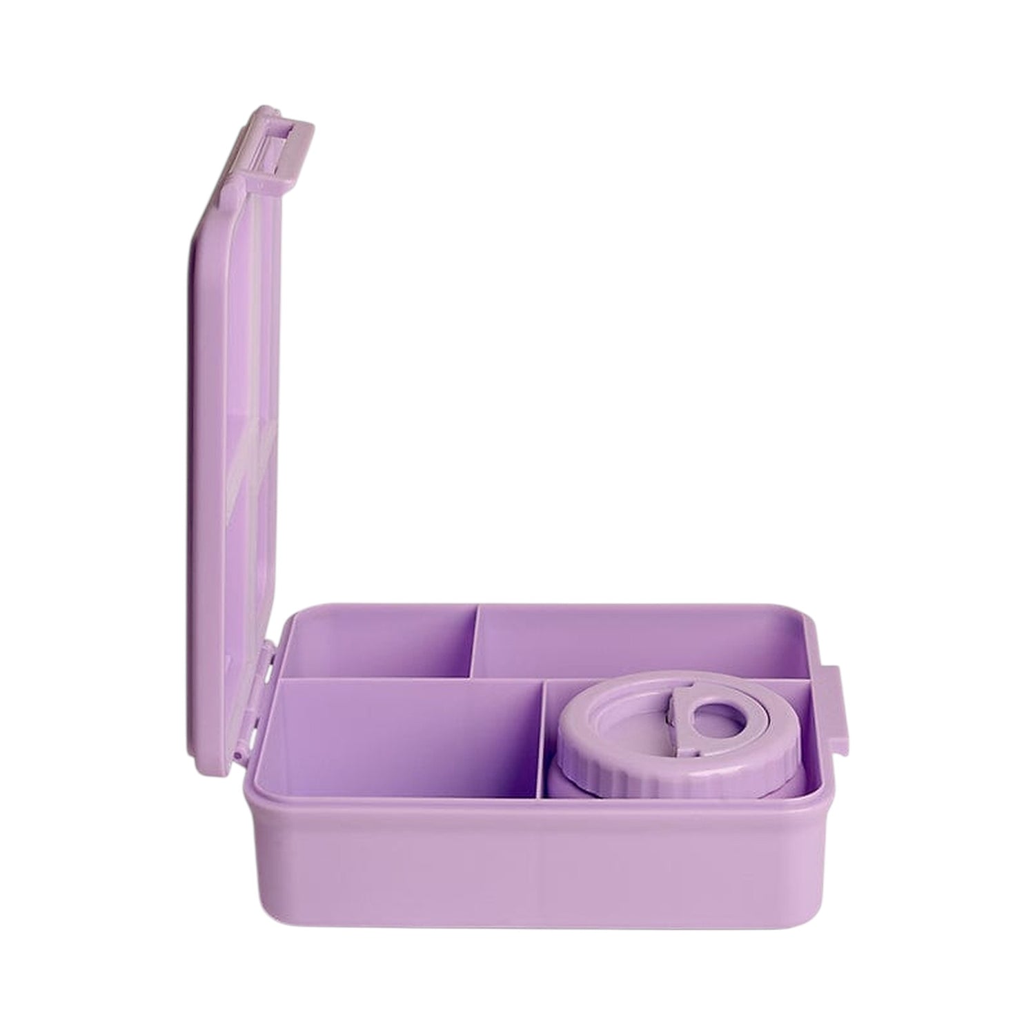 Lil Bunnies - The Collective mermaid purple lunchbox with insulated food jar and multiple compartments