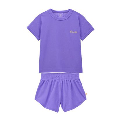 Purple Shorts &amp; T-shirt Set