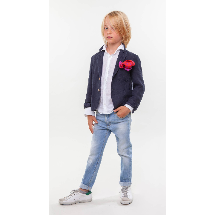 Boy Five Pockets Denim Pants