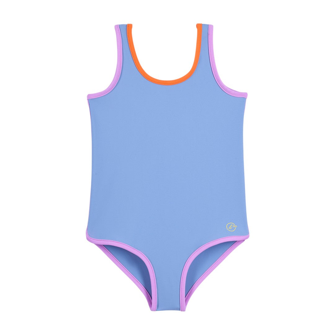 Blue One-piece Swimsuit