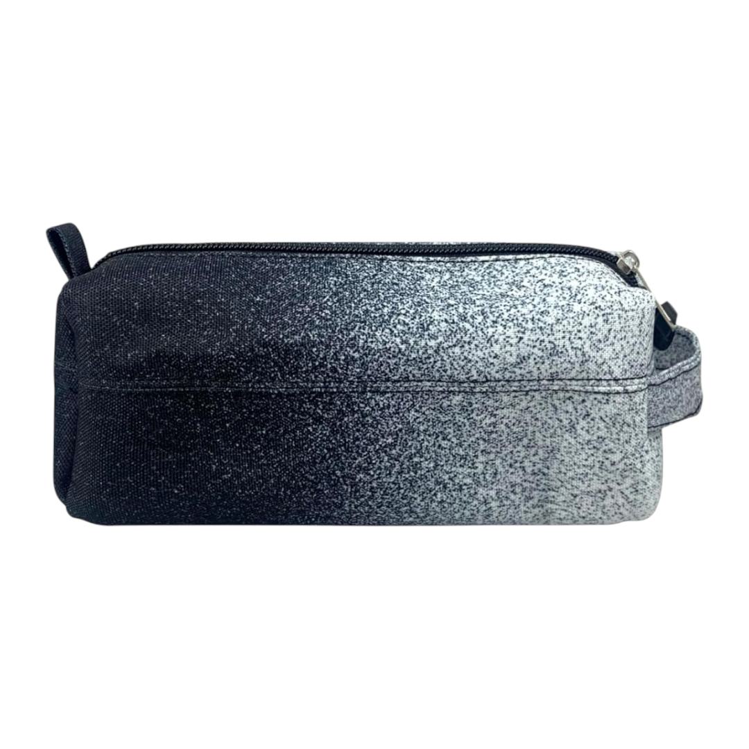 Original Black &amp; White Speckle Fade Pencil Pouch