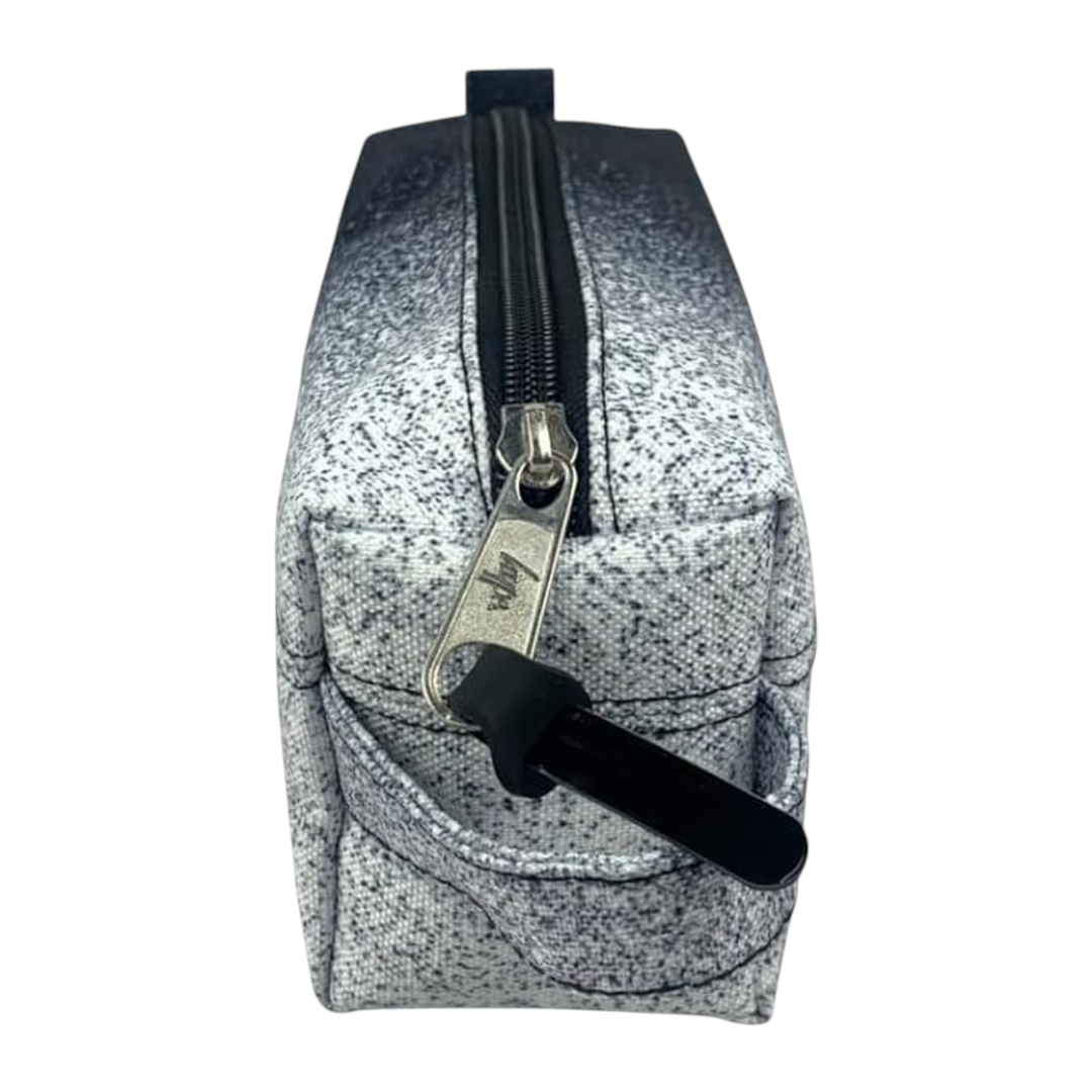 Original Black &amp; White Speckle Fade Pencil Pouch