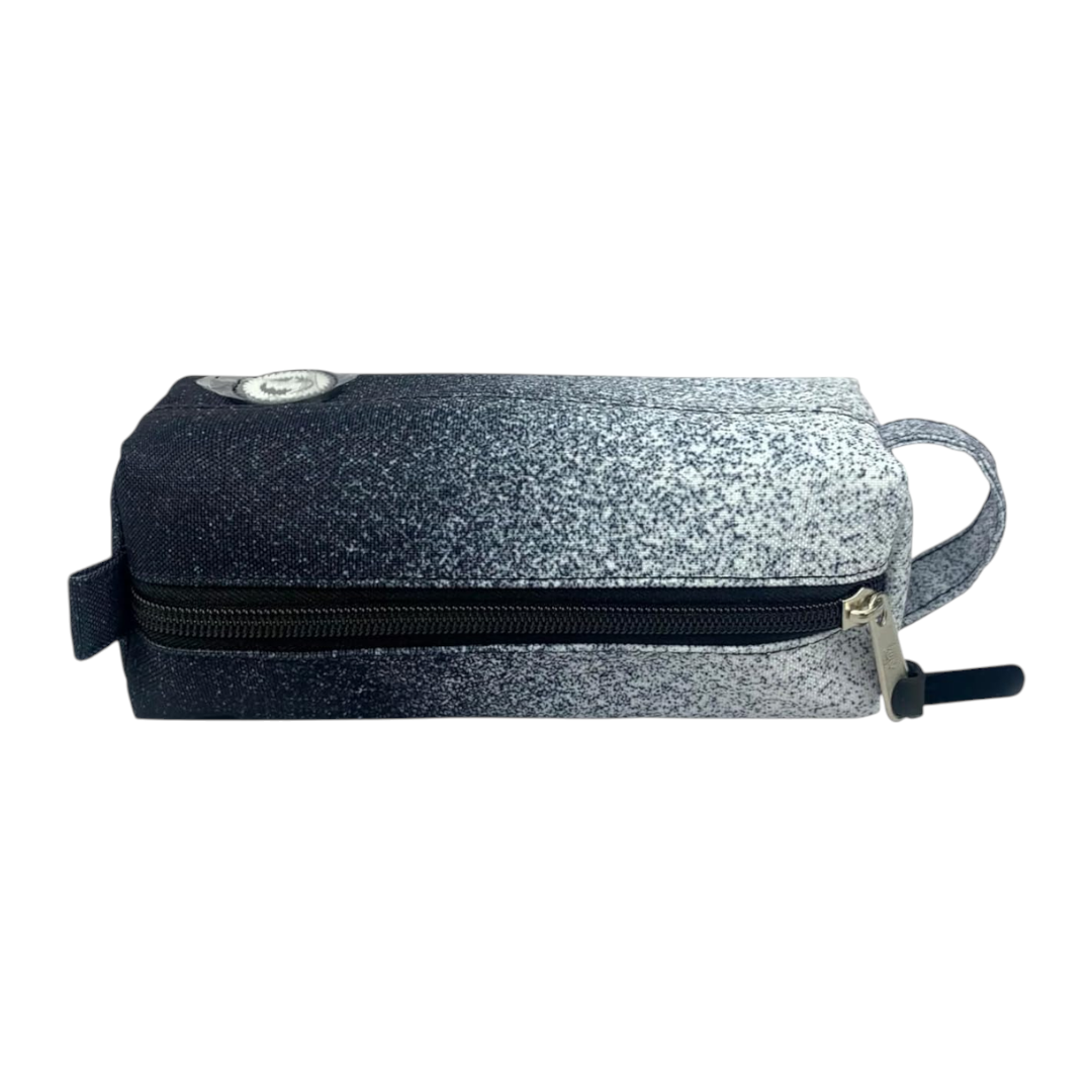 Original Black &amp; White Speckle Fade Pencil Pouch