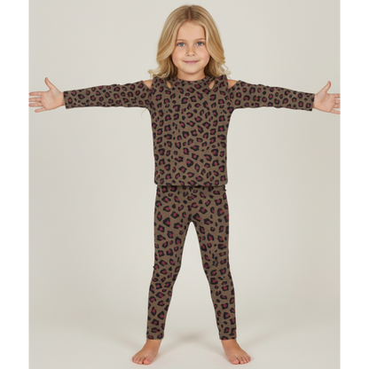 Animal Print Jersey T-shirt &amp; Leggings