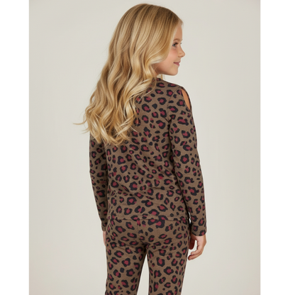 Animal Print Jersey T-shirt &amp; Leggings