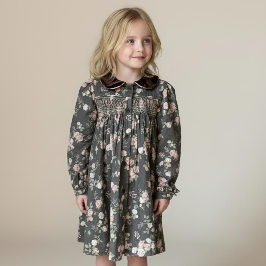 Velvet Rose Garden Dress