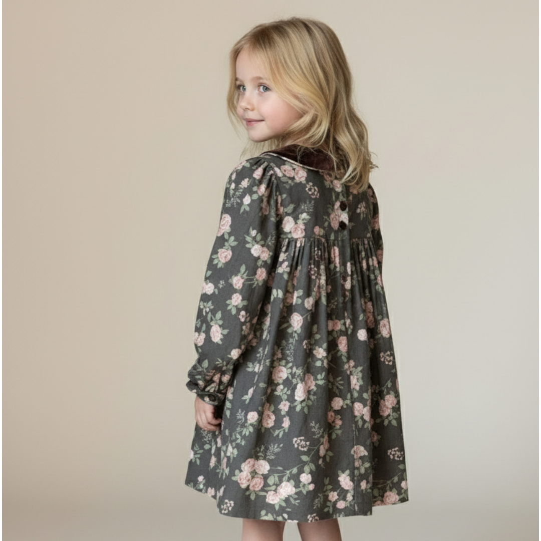 Velvet Rose Garden Dress