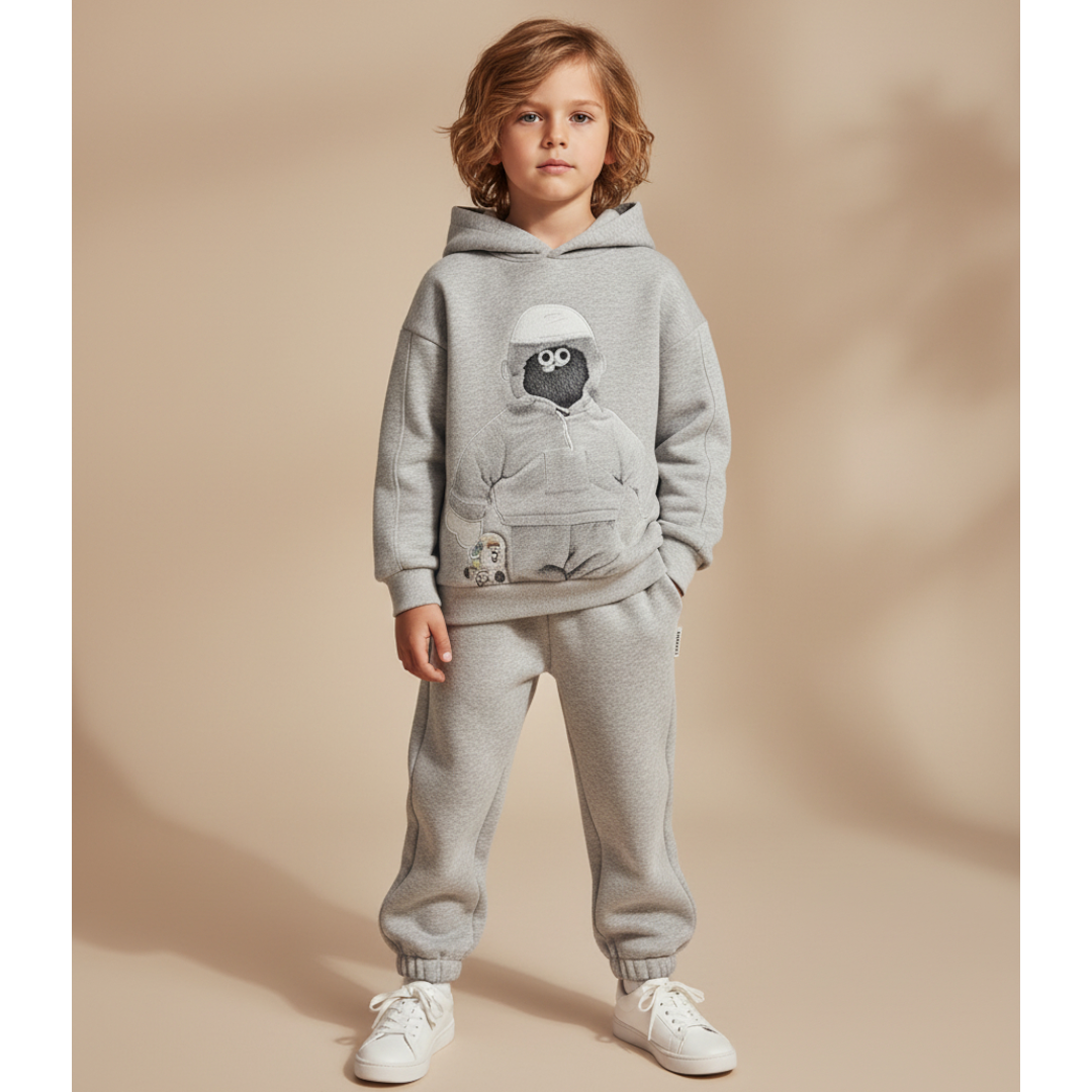 Street Style Character Print Hoodie