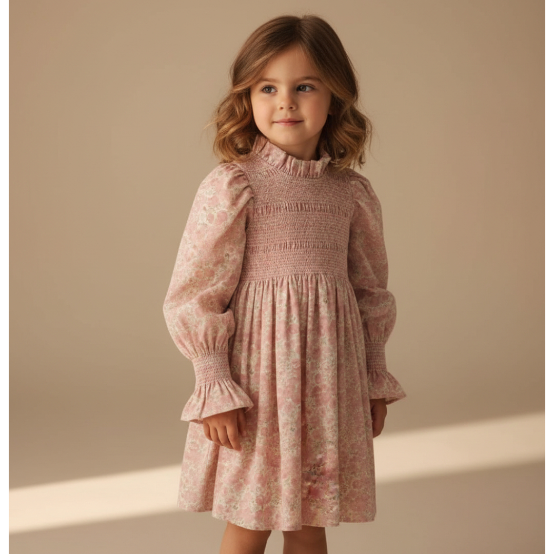 Blush Garden Smocked Dress