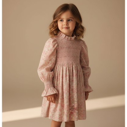 Blush Garden Smocked Dress