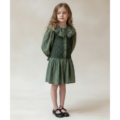 Olive Bloom Dress